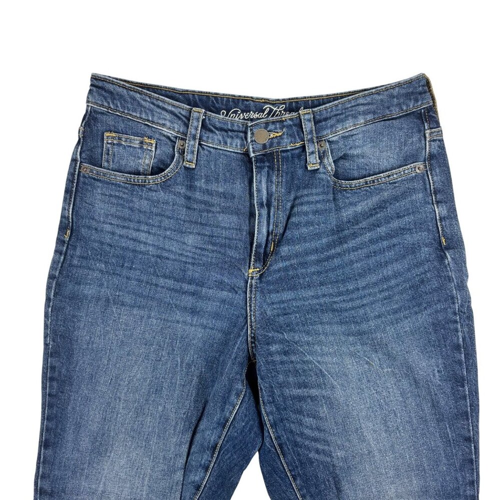Universal Thread High Rise Straight Jeans Womens Size 8/29R Medium Wash Denim - Picture 3 of 10